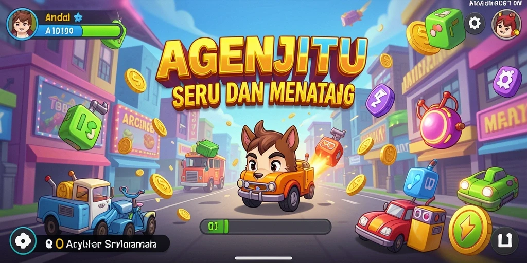 Tampilan menarik dari gameplay AGENJITU yang penuh tantangan.