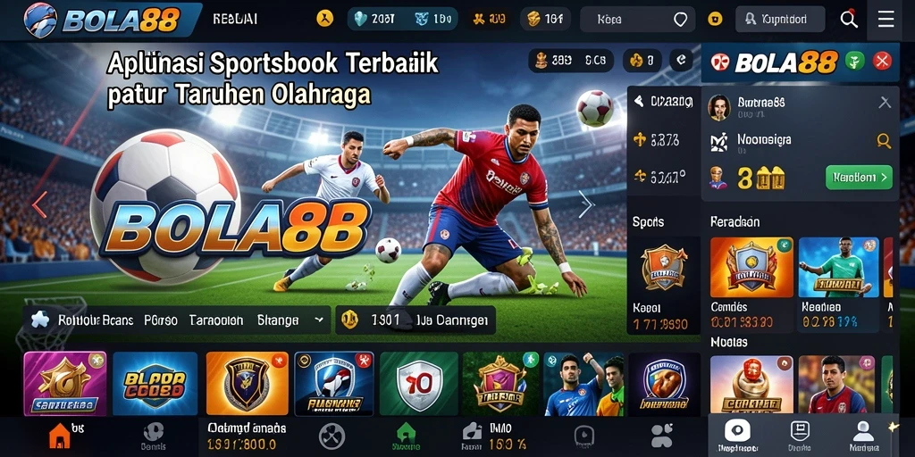 Tampilan gameplay BOLA88 dengan taruhan olahraga yang menarik.