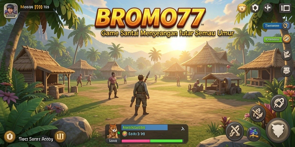Tangkapan layar gameplay BROMO77 menampilkan keseruan saat bermain.