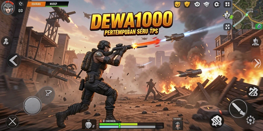 Gameplay seru DEWA1000 yang mendebarkan dalam TPS.