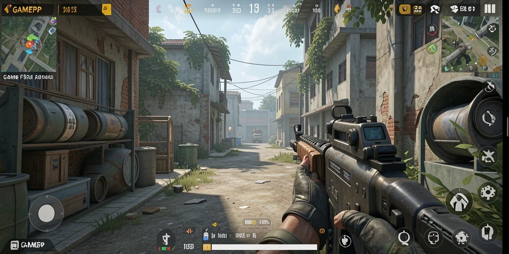 Tampilkan aksi seru dari gameplay GAMERP yang mendebarkan.