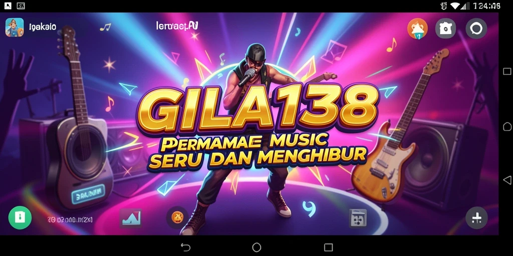 Tampilan gameplay <strong>GILA138</strong> yang menampilkan momen seru bermain musik.
