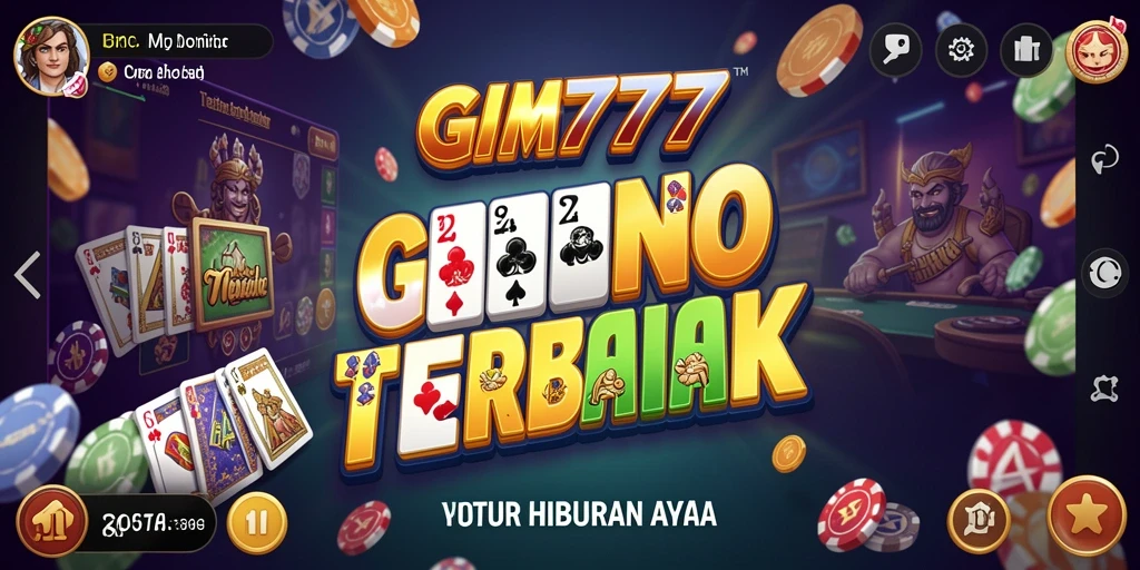 Screenshot gameplay GIM777 menampilkan keseruan permainan Domino.