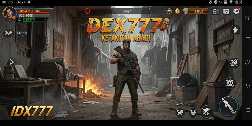Screenshot gameplay menyajikan momen mencekam dari IDX777.