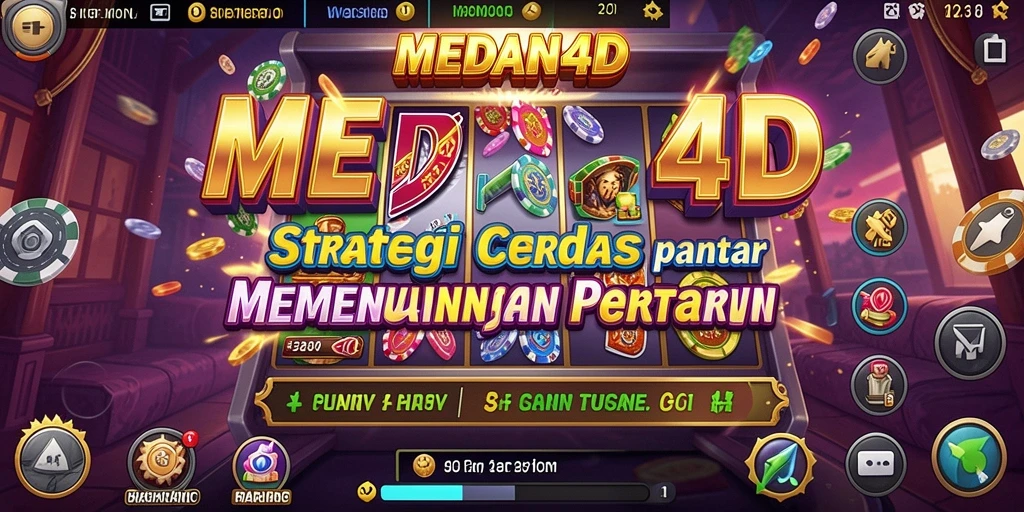 Screenshot utama MEDAN4D menunjukkan gameplay strategi yang intens.