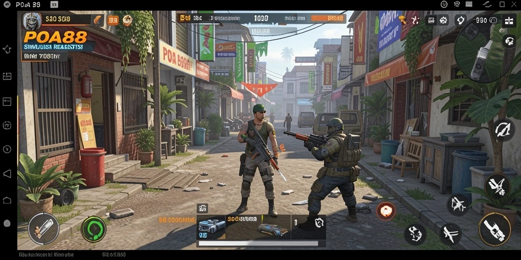 Tampilan Gameplay POA88 dengan pengalaman simulasi menarik.