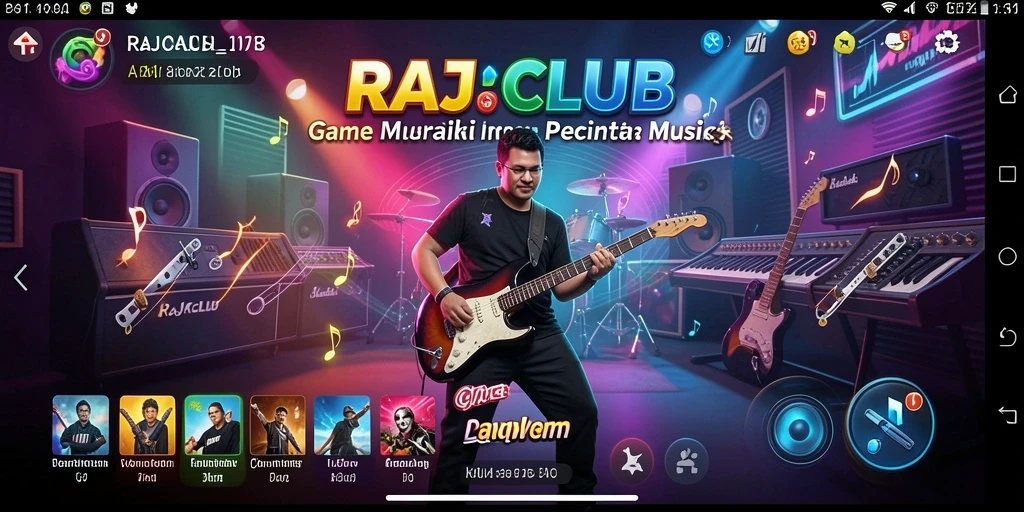 Tampilan gameplay RAJACLUB yang menarik dan interaktif.