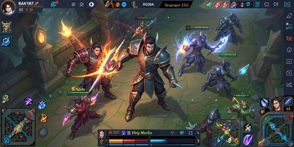 Gameplay seru dan kompetitif di RAKYATJP.