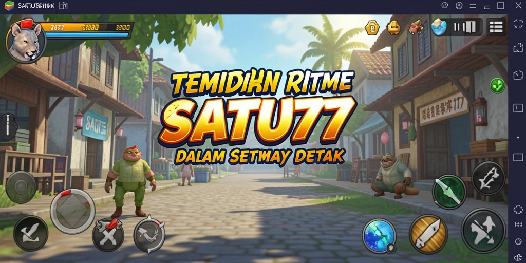 Screenshot SATU77 menampilkan gameplay yang seru dan interaktif.